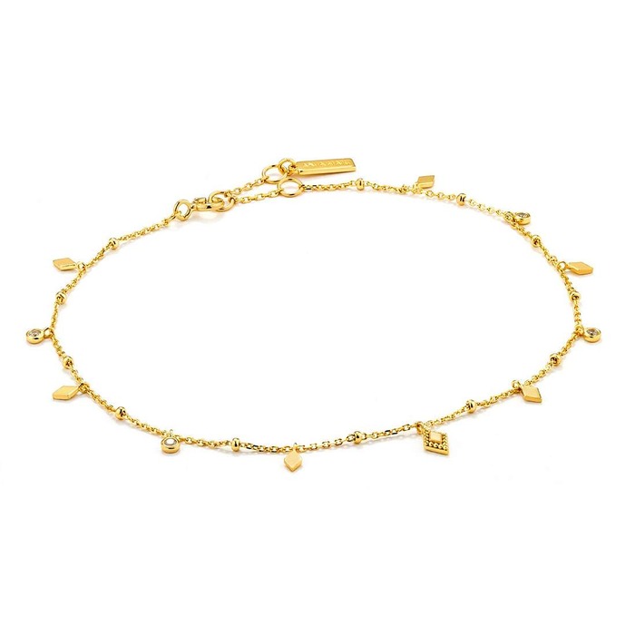 Juweel Ania Haie Bohemia Goldplated Anklet F016-01G 