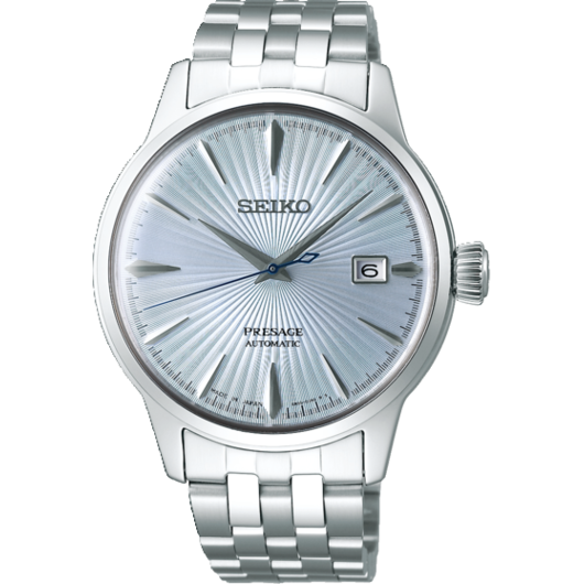 Horloge SEIKO PRESAGE HEREN AUTOMAAT STAAL LICHTBLAUW SRPE19J1 Horloge SEIKO PRESAGE HEREN AUTOMAAT STAAL LICHTBLAUW SRPE19J1