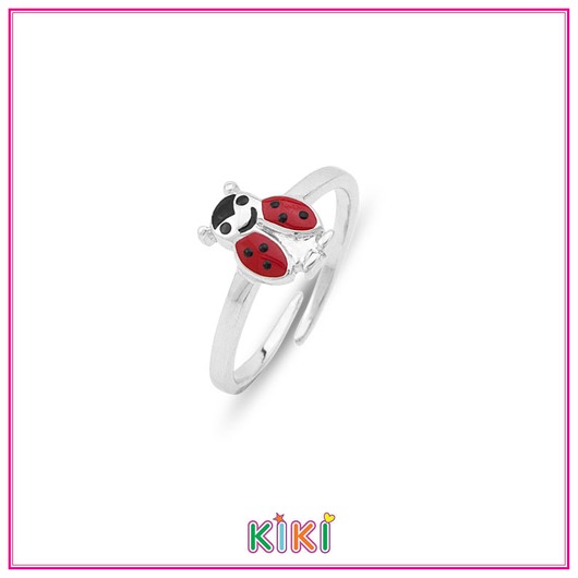 Juweel Kiki Ring Lieveheersbeestje Zilver925 34160T Juweel Kiki Ring Lieveheersbeestje Zilver925 34160T