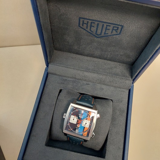 Horloge TAG Heuer Monaco Gulf Calibre 11 CAW211R.FC6401 '61566-558-TWDH' 