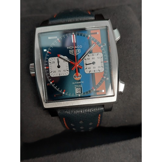Horloge TAG Heuer Monaco Gulf Calibre 11 CAW211R.FC6401 '61566-558-TWDH' 