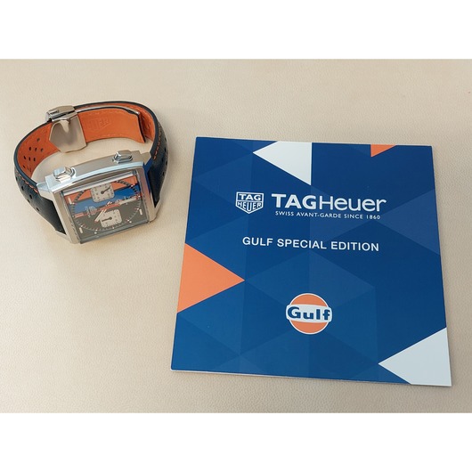 Horloge TAG Heuer Monaco Gulf Calibre 11 CAW211R.FC6401 '61566-558-TWDH' 