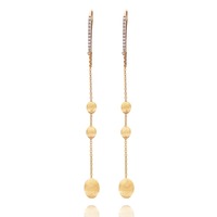 Juweel Nanis Dancing Elite oorstekers 18 karaat geelgoud diamant OS23-583 Juweel Nanis Dancing Elite oorstekers 18 karaat geelgoud diamant OS23-583