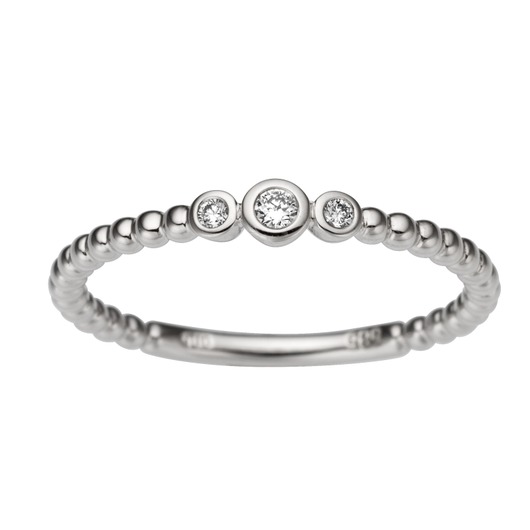 Juweel Pigou Ring 18K Witgoud Briljant GR4316WB 