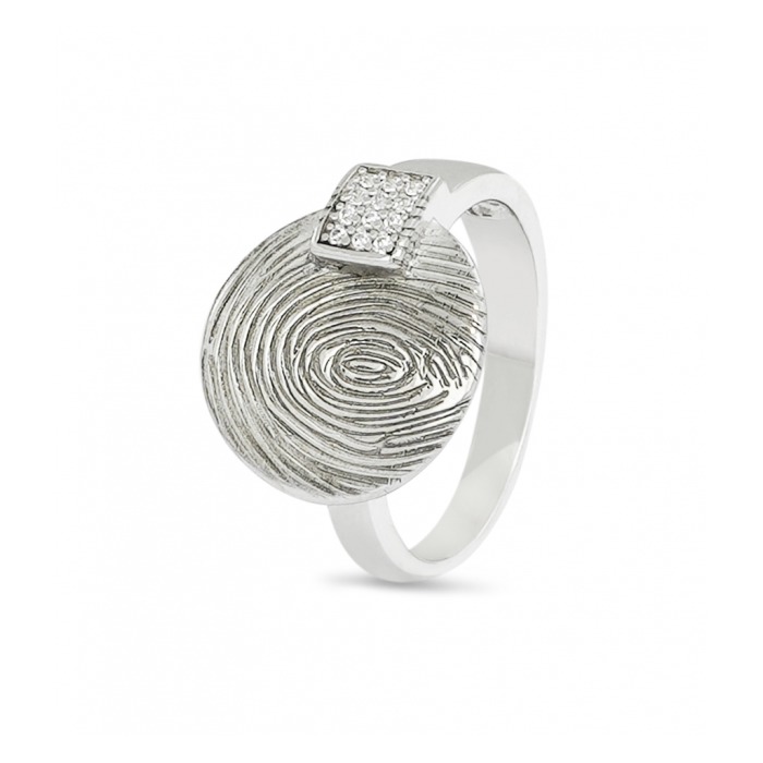 Juweel See You Vingerafdruk Ring Zilver925 413S 