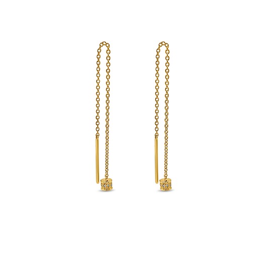 Juweel Femme Adorée oorstekers 18 karaat geelgoud diamant 10S0050G Juweel Femme Adorée oorstekers 18 karaat geelgoud diamant 10S0050G