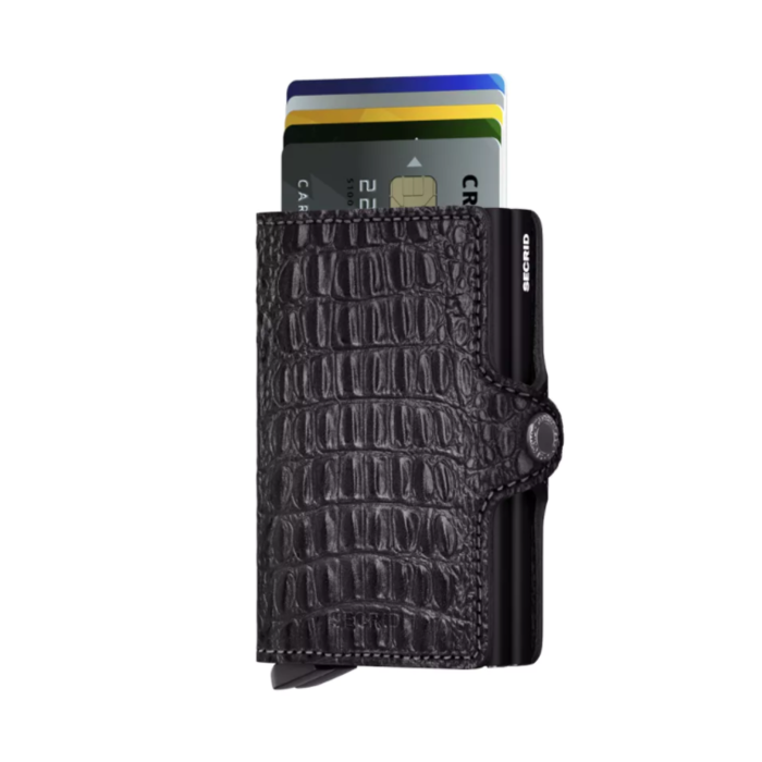 Lederwaren Secrid Wallet Twinwallet Nile Black 