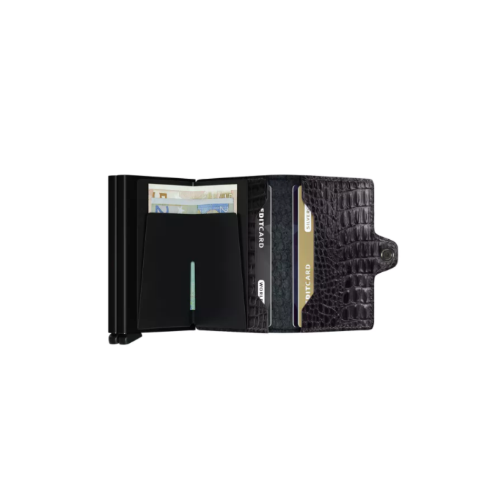 Lederwaren Secrid Wallet Twinwallet Nile Black 