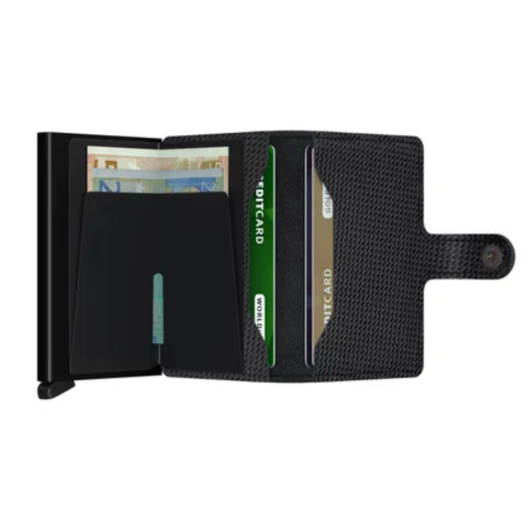 Lederwaren Secrid Wallet Miniwallet Carbon Black 