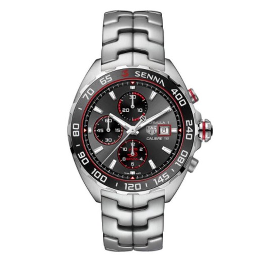 Horloge TAG HEUER FORMULA 1 Senna Automatic Chronograph 44 mm CAZ201D.BA0633