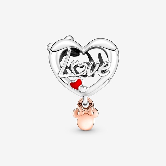 Juweel Pandora Disney Minnie Mouse Mum Heart Charm 781142C01