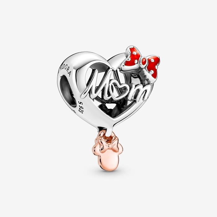 Juweel Pandora Disney Minnie Mouse Mum Heart Charm 781142C01