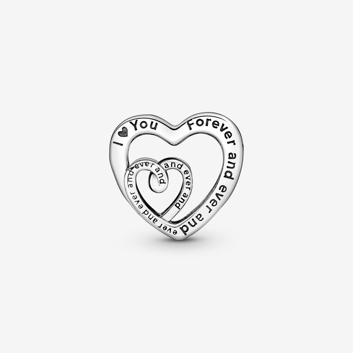 Juweel Pandora Entwined Infinite Hearts Charm 790800C00 