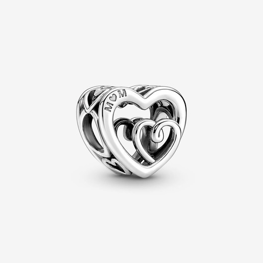 Juweel Pandora Entwined Infinite Hearts Charm 790800C00 