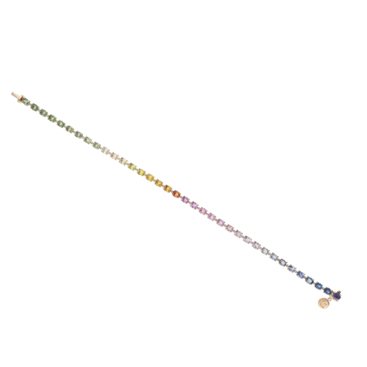 Juweel Clem Vercammen Collection Armband Multicolor Sapphire/Diamonds BR9517/ZW-R