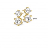 Juweel Gento Oorstekers Pleetgoud MA40 Juweel Gento Oorstekers Pleetgoud MA40