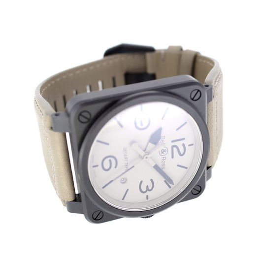 Horloge Bell & Ross Ceramic Desert Type BR03-92-CBL '62207-569-TWDH' 