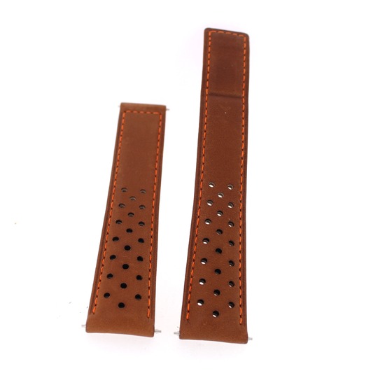  Tag Heuer Strap FC6455 bruin leer  '62222-565-TWDH'