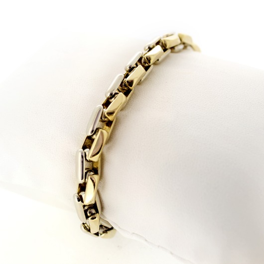 Juweel Baraka Armband Bicolor wit & geelgoud 18karaat '62966-1030-TWDH' Juweel Baraka Armband Bicolor wit & geelgoud 18karaat '62966-1030-TWDH'