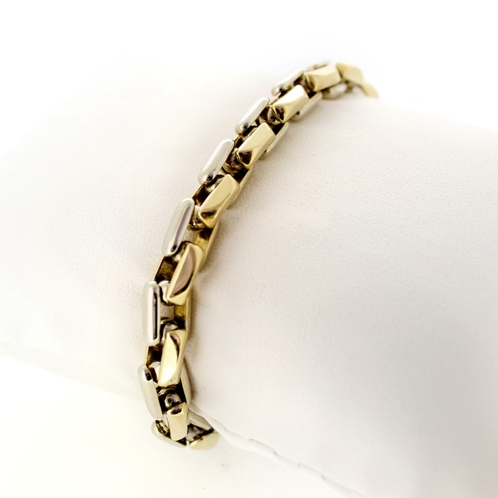 Juweel Baraka Armband Bicolor wit & geelgoud 18karaat '62966-1030-TWDH'