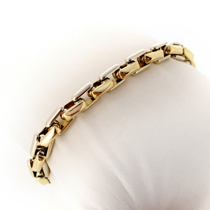 Juweel Baraka Armband Bicolor wit & geelgoud 18karaat '62966-1030-TWDH'