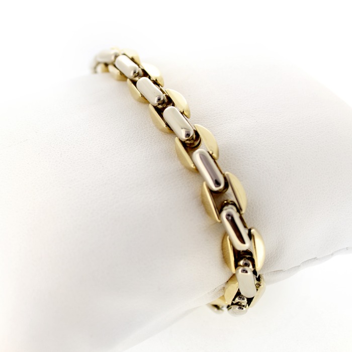 Juweel Baraka Armband Bicolor wit & geelgoud 18karaat '62966-1030-TWDH'