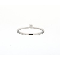 Juweel Beheyt ring solitaire 18 karaat witgoud diamant 91MF30/A Juweel Beheyt ring solitaire 18 karaat witgoud diamant 91MF30/A