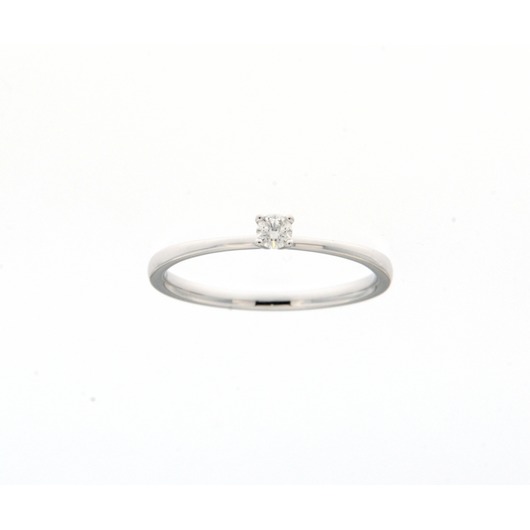 Juweel Beheyt ring solitaire 18 karaat witgoud diamant 91MF30/A Juweel Beheyt ring solitaire 18 karaat witgoud diamant 91MF30/A