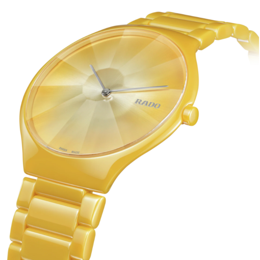Horloge Rado True Thinline Great Gardens of the World Yellow Summer R27122252