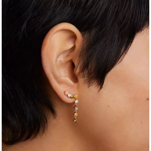 Juweel PDPaola Juno Panorama Goldplated Earrings AR01-542-U