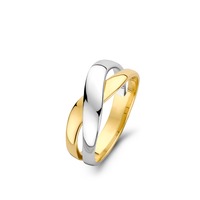 Juweel Beheyt ring 18 karaat bicolor 00A196 Juweel Beheyt ring 18 karaat bicolor 00A196