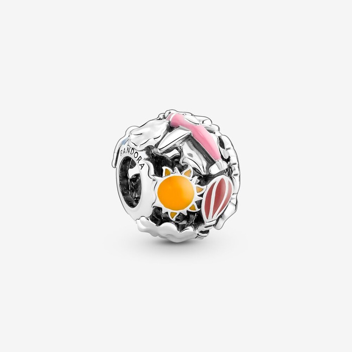 Juweel Pandora Fly Away Rainbow Sky & Travel Charm 791695C01