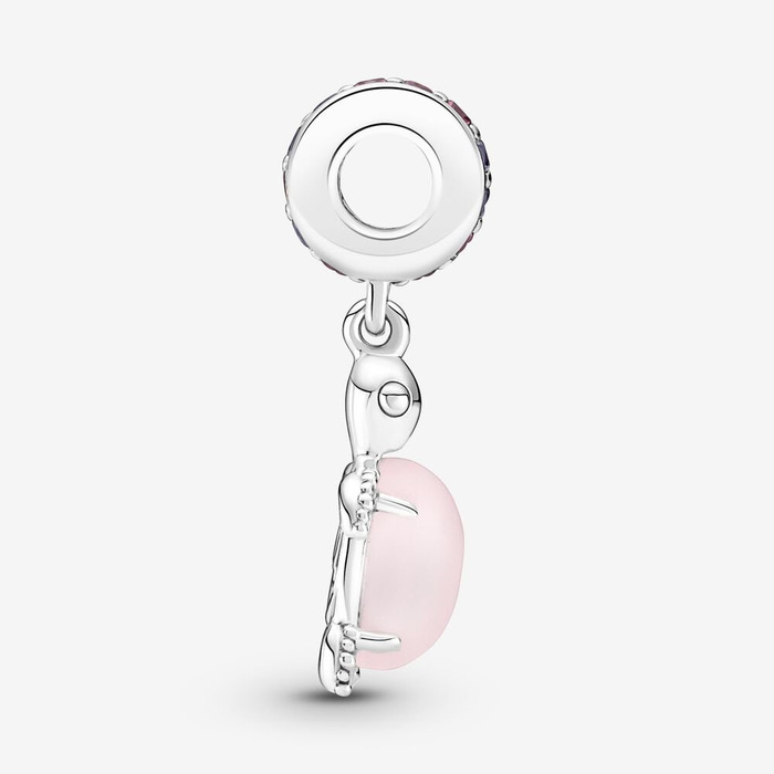 Juweel Pandora Murano Glass Pink Sea Turtle Dangle Charm 798939C02