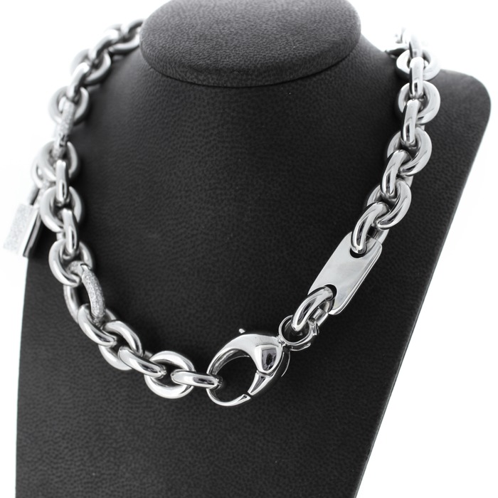 Juweel Collier witgoud 18karaat briljanten '62967-1034-TWDH'