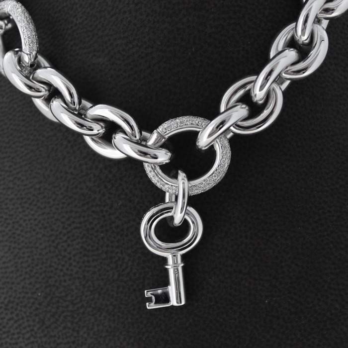 Juweel Collier witgoud 18karaat briljanten '62967-1034-TWDH'