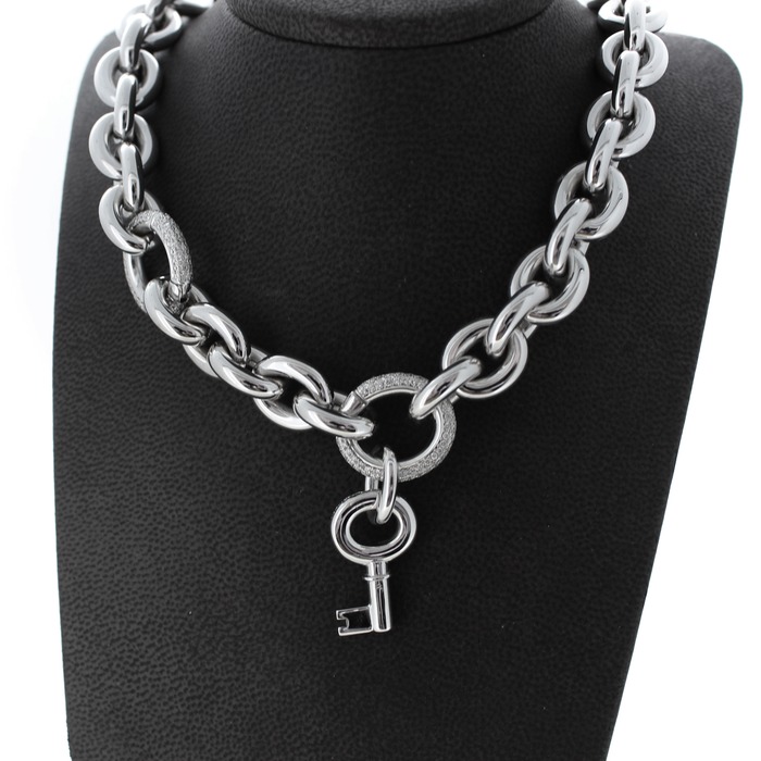 Juweel Collier witgoud 18karaat briljanten '62967-1034-TWDH'