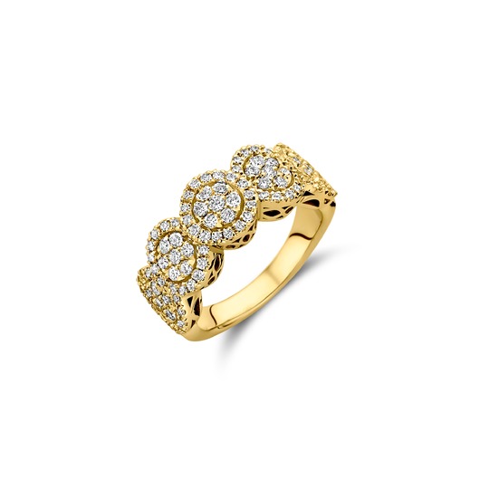Juweel Clem Vercammen Collection 18K Geelgoud Ring Briljant 4041