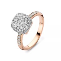 Juweel Bigli Mini Sweety Ring 18K Rosé Goud Briljant 23R194RWDIA Juweel Bigli Mini Sweety Ring 18K Rosé Goud Briljant 23R194RWDIA