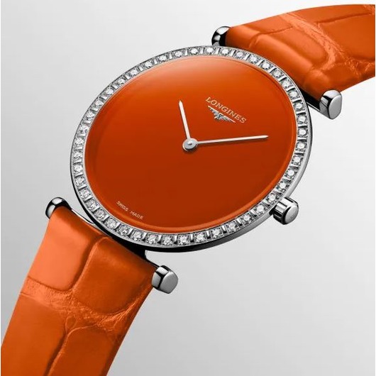 Horloge Longines La Grande Classique Ladies Orange L4.523.0.92.2