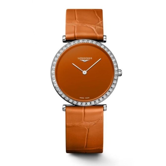 Horloge Longines La Grande Classique Ladies Orange L4.523.0.92.2