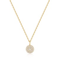 Juweel Ania Haie Glam Rock Goldplated Glam Disc Pendant Necklace N037-03G Juweel Ania Haie Glam Rock Goldplated Glam Disc Pendant Necklace N037-03G