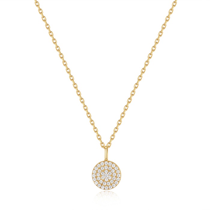 Juweel Ania Haie Glam Rock Goldplated Glam Disc Pendant Necklace N037-03G
