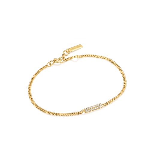 Juweel Ania Haie Glam Rock Goldplated Glam Bar Bracelet B037-02G