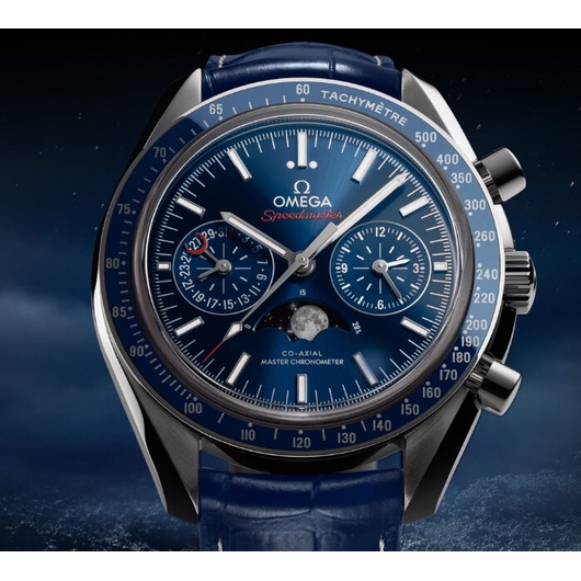 Horloge Omega Speedmaster 304.33.44.52.03.001 Moonphase Co-Axial Master Chronometer Chronographe