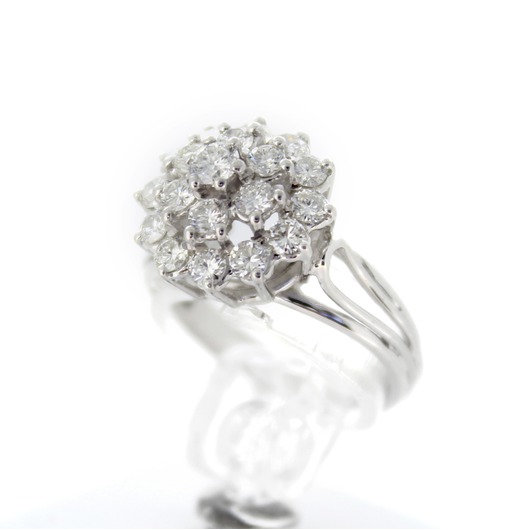 Juweel Ring witgoud 18 karaat briljant '64037-1049-TWDH' Juweel Ring witgoud 18 karaat briljant '64037-1049-TWDH'