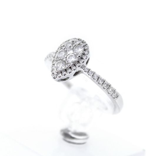 Juweel Ring witgoud 18 karaat briljant '64474-1052-TWDH'