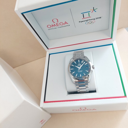 Horloge OMEGA AQUATERRA PYEONGCHANG 2018 522.10.42.21.03.001 'CV-594-TWDH'