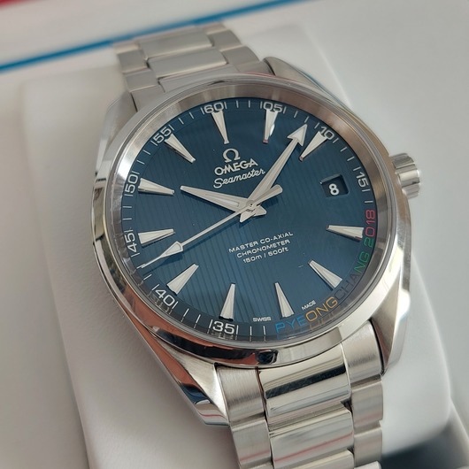 Horloge OMEGA AQUATERRA PYEONGCHANG 2018 522.10.42.21.03.001 'CV-594-TWDH'