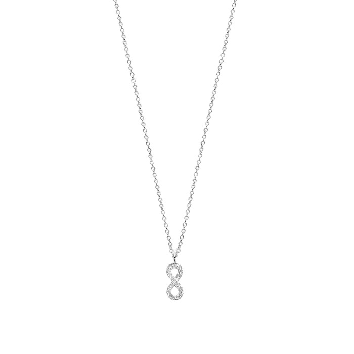 Juweel DIAMANTI PER TUTTI INFINITY NECKLACE M2044 WHITE