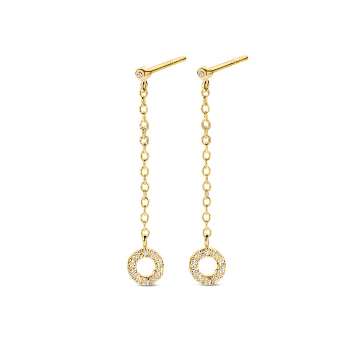 Juweel DIAMANTI PER TUTTI MARS EARRINGS M2107 YELLOW